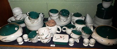 Lot 148 - Large quantity of Denby Greenwheat crockery and other green plates