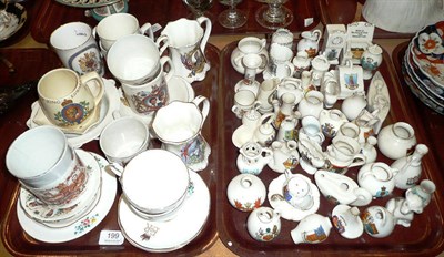 Lot 199 - Crested china and commemorative china