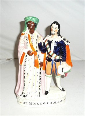 Lot 205 - A Staffordshire group Othello & Lago
