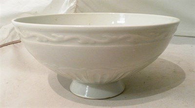 Lot 234 - Chinese white porcelain footed bowl bearing six character mark of Yongzheng