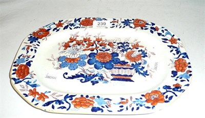 Lot 239 - Masons Ironstone Imari pattern meat plate