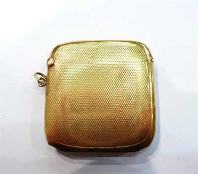 Lot 287 - A 18ct gold vesta case by Asprey