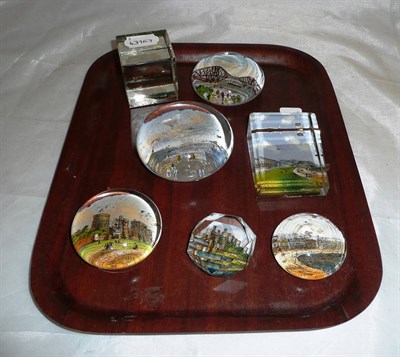 Lot 43 - Seven Victorian paperweights