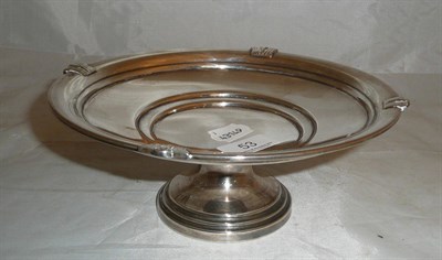 Lot 53 - Silver footed dish