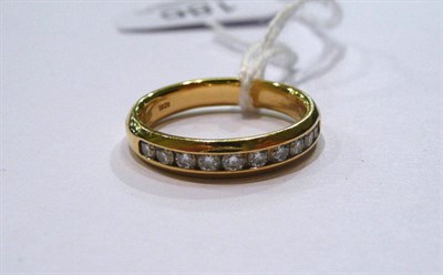 Lot 186 - A diamond ring stamped 18ct