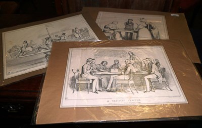 Lot 389 - Four Wellington political prints, plus eight others