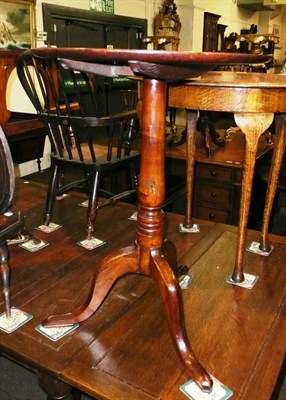 Lot 539 - Georgian fruitwood tripod table