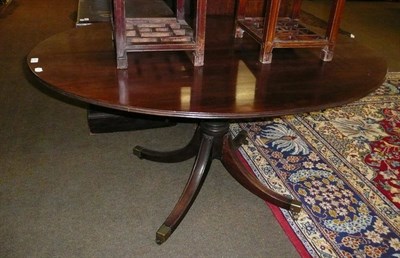 Lot 551 - Regency mahogany oval breakfast table