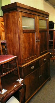 Lot 630 - Oak food cupboard