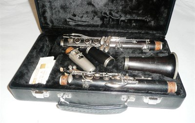 Lot 22 - A cased clarinet by Boosey & Hawkes