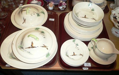 Lot 30 - A Royal Doulton 'The Coppice' pattern eight setting dinner service