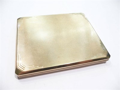 Lot 75 - 9ct gold cigarette case, 134g