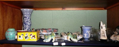 Lot 113 - Quantity of decorative China, glass, etc and a Pelham Puppet