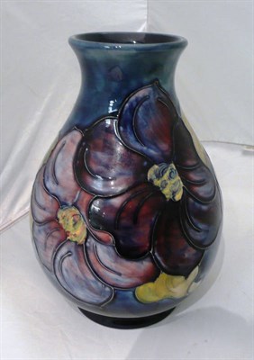 Lot 153 - A Walter Moorcroft 'Clematis' vase