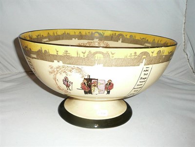 Lot 165 - A Doulton Series ware punch bowl (a.f.)