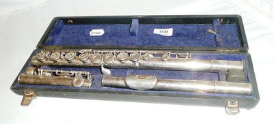 Lot 169 - A flute marked 'Sterling'