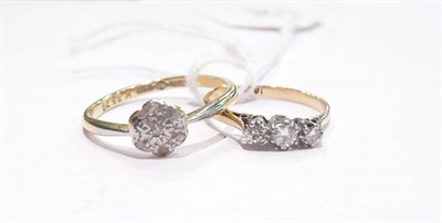 Lot 240 - Two diamond-set rings