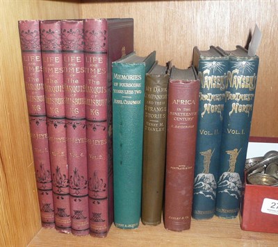 Lot 275 - Nansen's Farthest North, 1878, 2 Vols, original cloth, the Life and Times of the Marquis of...