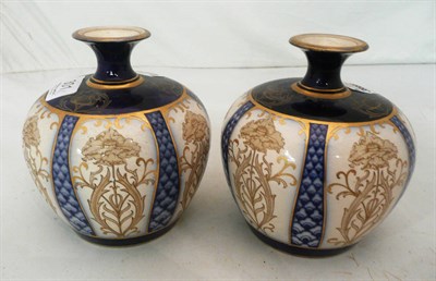 Lot 301 - A pair of Macintyre pottery vases