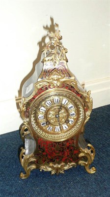 Lot 322 - 19th century French boulle clock