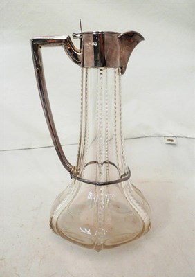 Lot 330 - Silver mounted claret jug