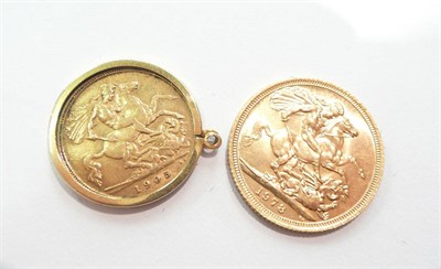 Lot 364 - Sovereign and half sovereign