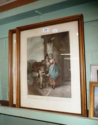 Lot 458 - Three Cries of London prints