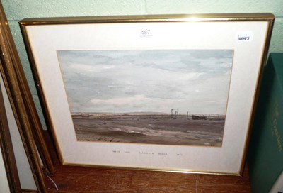 Lot 487 - Joseph Pighills watercolour 'West End Haworth Moor'