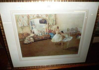 Lot 488 - Three signed Russell Flint prints - 'The Mirror of the Ballet', 'Argument on Ballet' and...