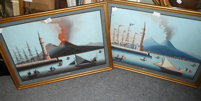 Lot 496 - Two Neopolitan gouache pictures