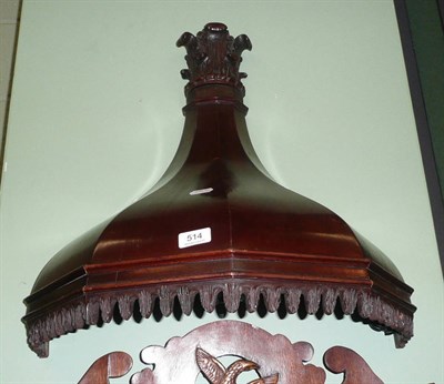 Lot 514 - Mahogany canopy