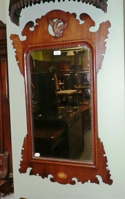 Lot 515 - A 19th century wall mirror