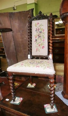 Lot 551 - A 19th century rosewood childs chair