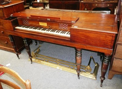 Lot 565 - A 19th Century mahogany square piano