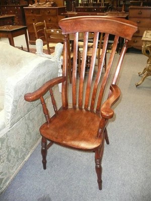 Lot 582 - Kitchen armchair Windsor style