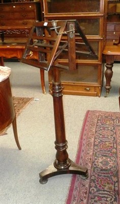 Lot 603 - 19th Century rosewood duet stand