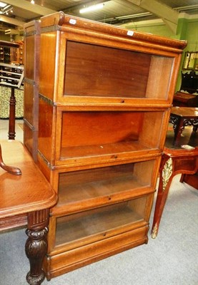 Lot 615 - Globe Wernicke sectional bookcase