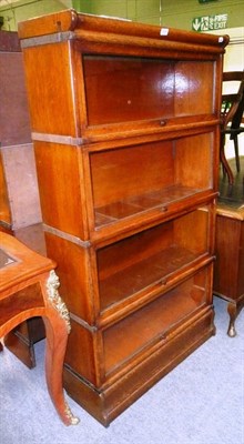 Lot 616 - Globe Wernicke sectional bookcase