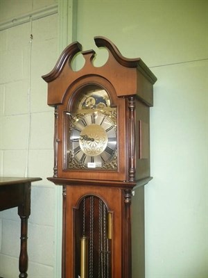 Lot 640 - A reproduction long case clock