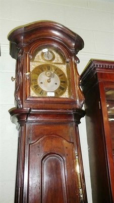 Lot 669 - A Dutch style longcase clock