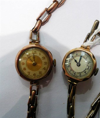 Lot 105 - Two gold wristwatches (2)
