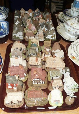 Lot 132 - Two trays of approximately forty Lilliput Lane cottages including 'The Little Lost Dog'