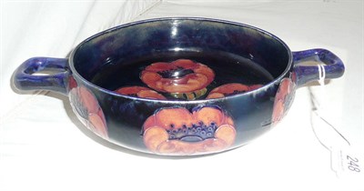 Lot 248 - Moorcroft 'Poppy' two-handled bowl
