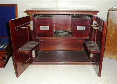 Lot 268 - Edwardian smoker's cabinet