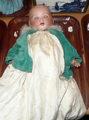 Lot 7 - An Armand Marseille (underscored) dream baby bisque socket head doll with composition body