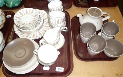 Lot 186 - A Royal Albert 'Safari' tea set and a Poole tea set