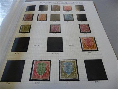 Lot 128 - India. 1926-1933 unused definitives with inverted watermarks. Includes 2r, 10r and 15r