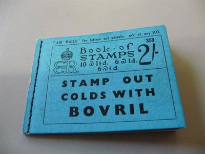 Lot 207 - Great Britain. A 1936 King Edward VIII 2s booklet number 359