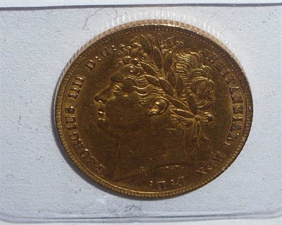 Lot 244 - A George IV 1822 Sovereign St George and Dragon Type, Fine