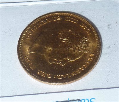 Lot 246 - A William IV 1835 Half Sovereign, a few faint marks otherwise NEF